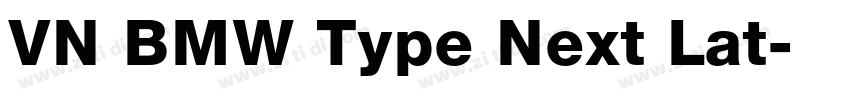 VN BMW Type Next Lat字体转换